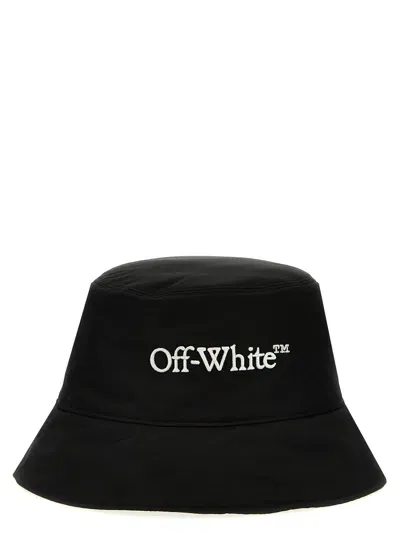 Off-white Bookish Bucket Hat In White/black