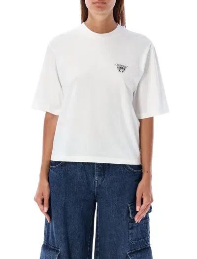 Off-white Bow Arrow Boxy T-shirt In Green