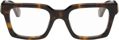 Off-white Brown Style 72 Glasses