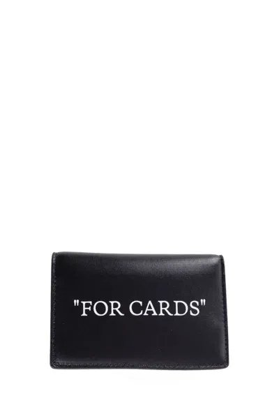 Off-white Card Holders In Black