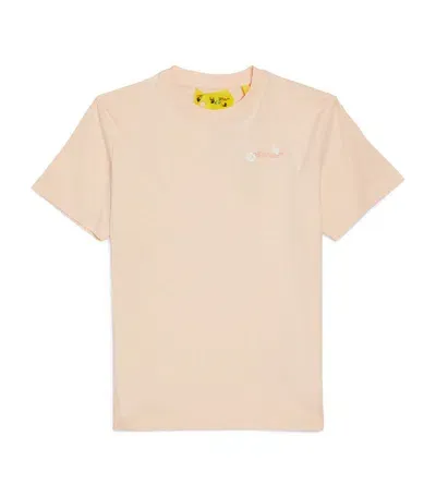 Off-white Kids' Arrows-motif Cotton T-shirt In Pink