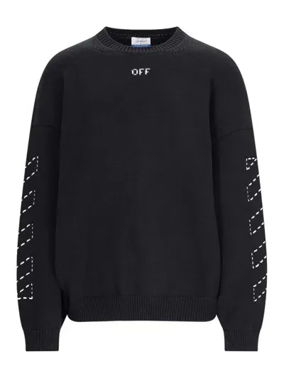 Off-white Sweater In Black