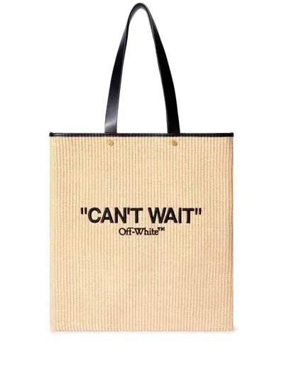 Off-white Day Off Tote Bag In Neutrals