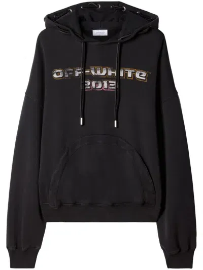 Off-white Digit Bacchus Hoodie In Black