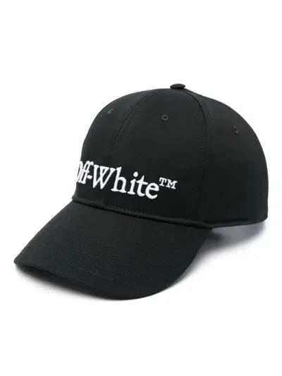 Off-white Drill Logo Bksh Baseball Cap Accessories In Black