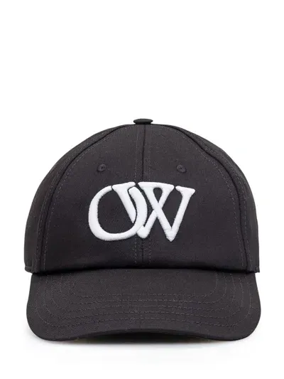 Off-white Drillow Baseball Hat In Black