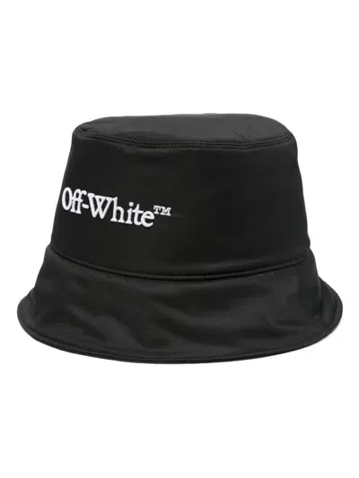 Off-white Off White Fisherman Hat With Logo In Black