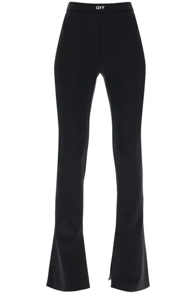 Off-white Flared Leggings With In Black