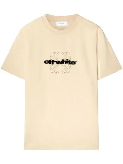 Off-white Flock Arrow T-shirt In Neutrals