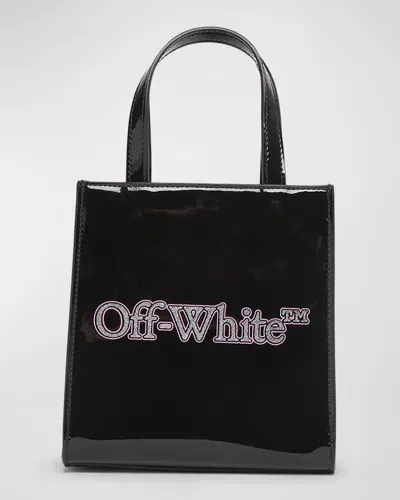 Off-white Kids' Big Bookish Mini Bag In Black