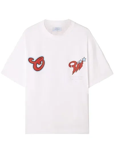 Off-white Graphic-print T-shirt In White