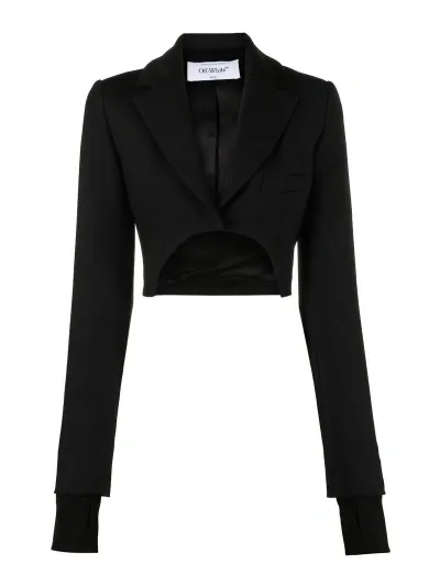 Off-white Blazer - Negro In Black