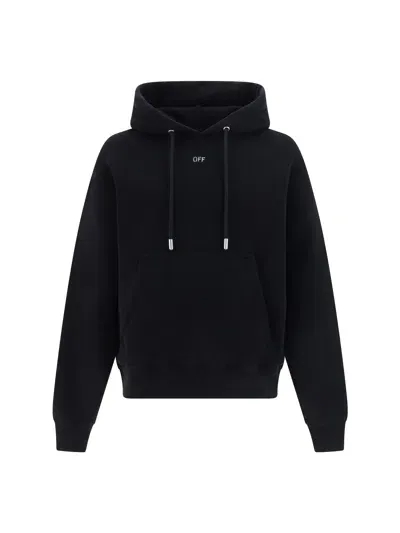 Off-white Hoodie In Black White