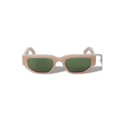 Off-white Irregular Frame Sunglasses In 1755 Sand