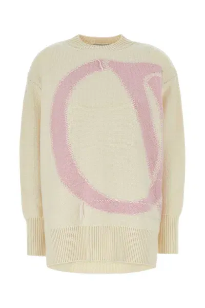 Off-white Ivory Wool Sweater In Off White