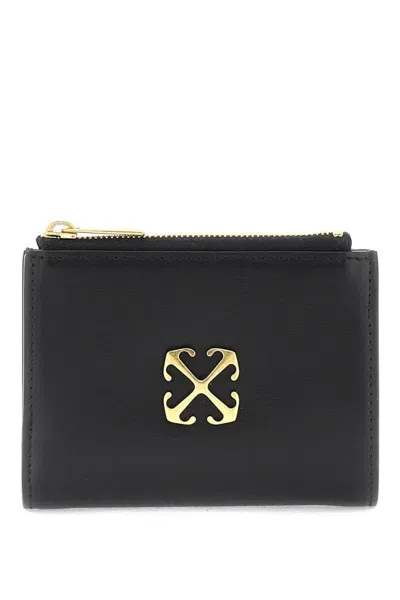 Off-white Jitney Bi-fold Wallet In Nero