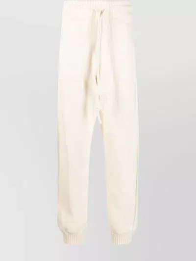 Off-white Off White Cotton Sweatpants In Beige