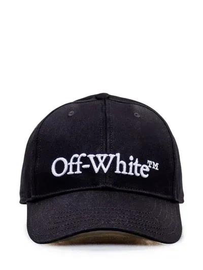 Off-white Logo Cap In Black