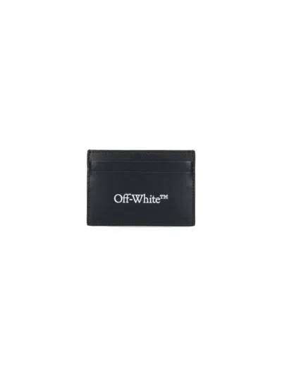 Off-white Logo Card Holder In Black  