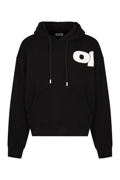 Off-white Black Cotton Sweatshirt