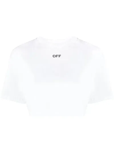 Off-white Logo Cotton T-shirt