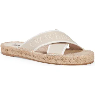 Off-white Diag Lea Espadrilles In Beige