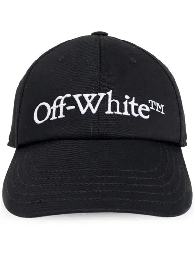 Off-white Logo-embroidered Cotton Cap In Multicolor