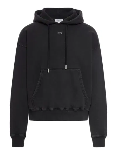 Off-white Black Printed Hoodie