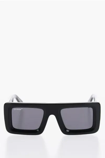 Off-white Logoed Leonardo Sunglasses In Black