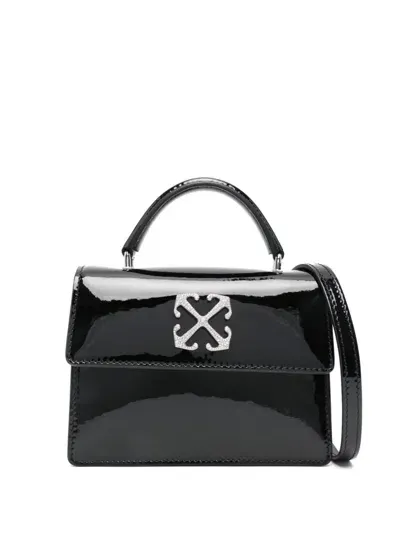 Off-white Mini Jitney Tote Bag In Black