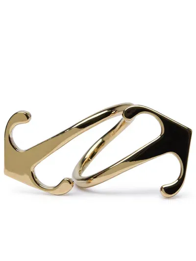 Off-white Mono Arrow Gold Brass Ring