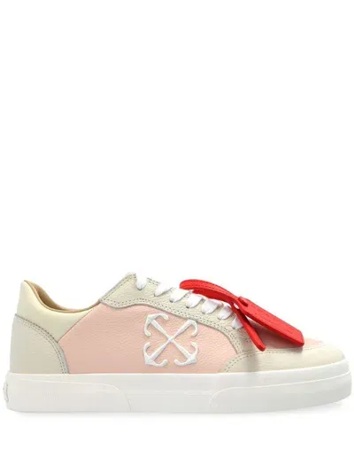 Off-white New Low Vulcanized Sneakers In Nudeoffw