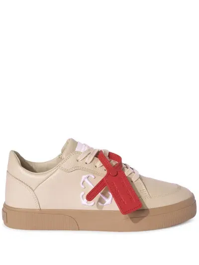 Off-white New Low Vulcanized Sneakers In Neutrals