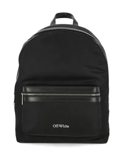 Off-white Nylon Backpack In Black