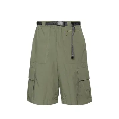 Off-white Off White Off White Bermuda Shorts In Green