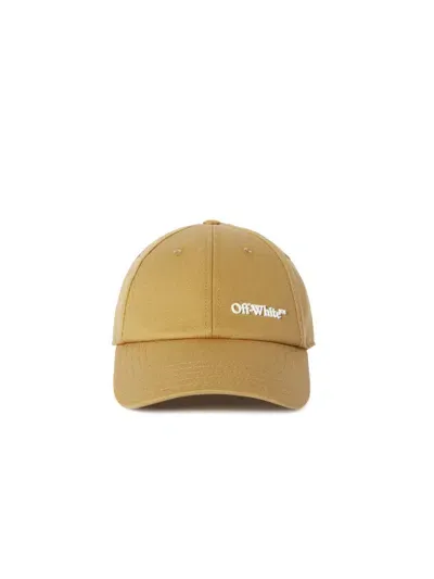 Off-white Olive Bookish Logo Baseball Cap In Green