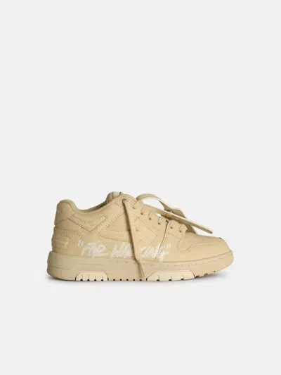 Off-white 'o.o.o' Beige Leather Sneakers