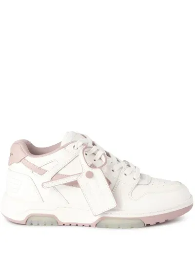 Off-white Out Of Office "ooo" Low-top Sneakers In Pink