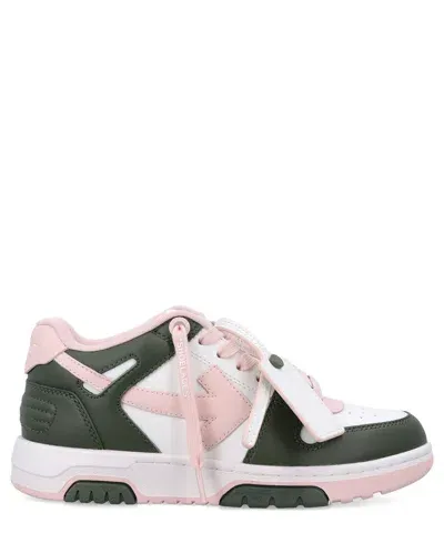 Off-white Out Of Office Sneakers In Green