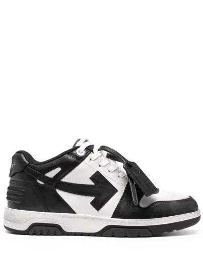 Off-white Out Of Office Sneakers In Calfskin Leather In White