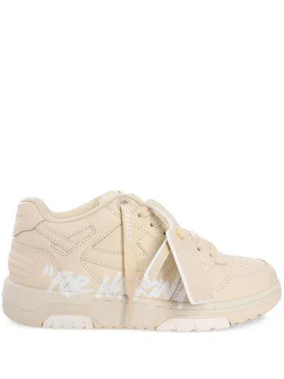 Off-white Out Of Office Sneakers In Beige - Wh