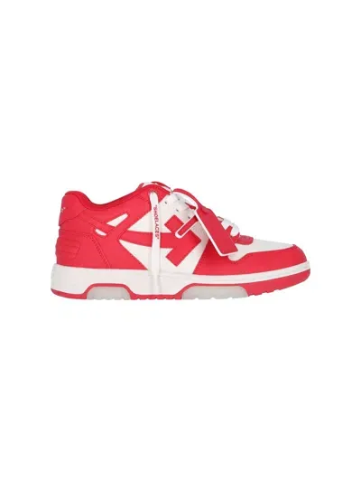 Off-white Out Of Office Sneakers In Red