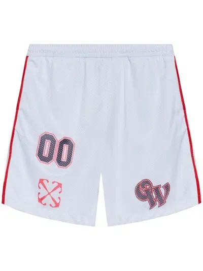 Off-white Printed Shorts In White