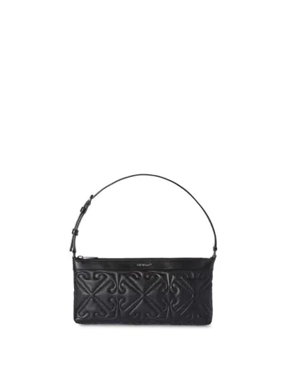 Off-white Arrows-motif Shoulder Bag In Black