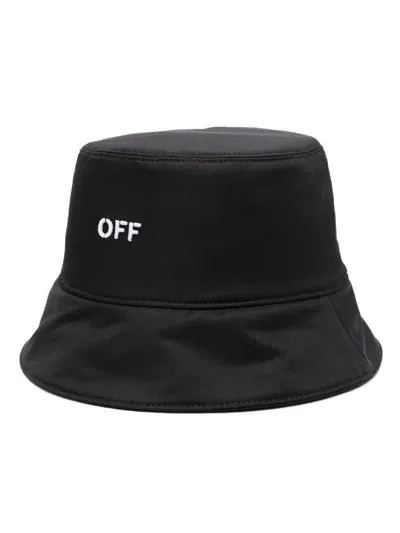 Off-white Reversible Bucket Hat In Multicolor