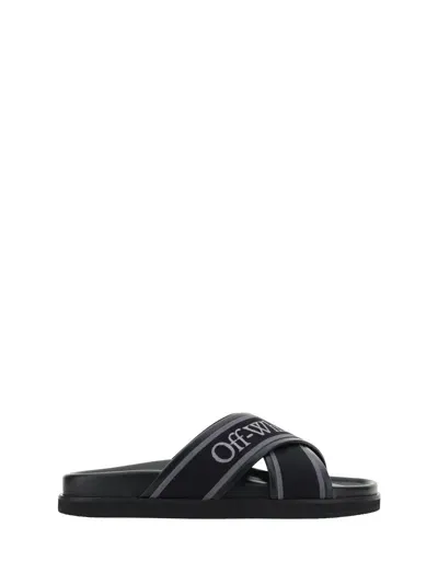 Off-white Sandals In Black