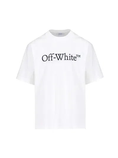 Off-white Skate Logo T-shirt In White