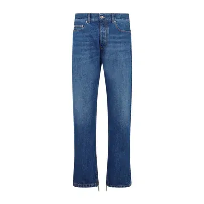 Off-white Off White Mens Arrow Slim Fit Denim Jeans In Blue