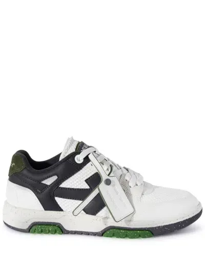 Off-white Slim Out Of Office Colour-block Sneakers In White