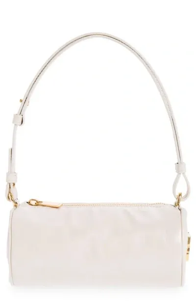 Off-white Small Torpedo Leather Handbag In Cream